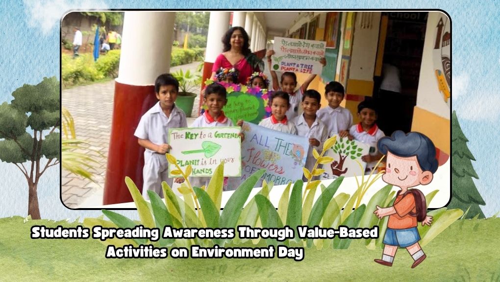 Students Spreading Awareness Through Value Based Activities on Environment Day 1